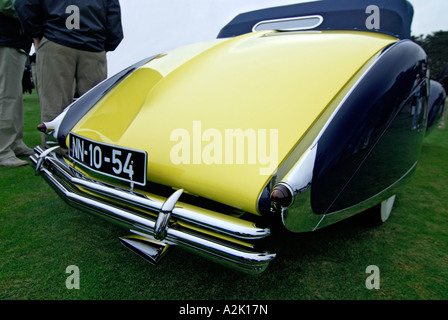 "Beurteilung" Delahaye 135 ^ Figoni und Falaschi Cabriolet 1938, "Pebble Beach Concourse d ' Elegance", California " Stockfoto