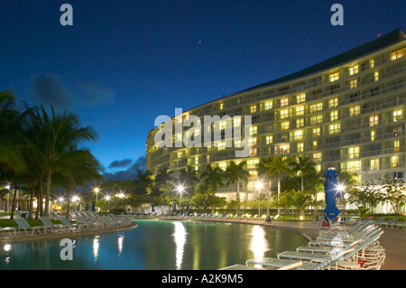 BAHAMAS, Grand Bahama Island Lucaya: Lucaya Resort: Westin Hotel / Abend Stockfoto