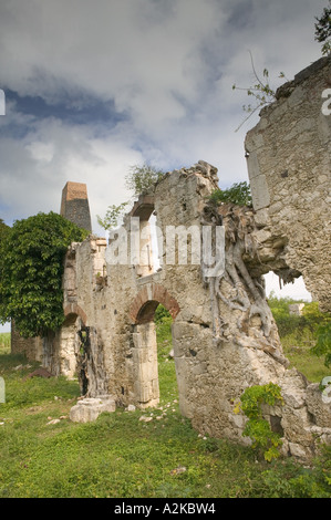 Französisch Westindien, Guadaloupe, Marie, Galante Island, GRAND BOURG-Bereich Stockfoto