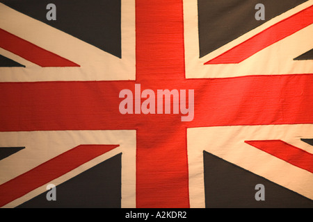 Kanada, Alberta, Calgary: Fort Calgary Historic Park, Union Jack / britische Flagge Stockfoto