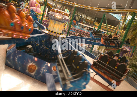 Kanada, Alberta, Edmonton: West Edmonton Mall (weltweit größte), Galaxy Land Fahrgeschäften Stockfoto