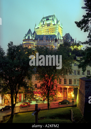 Nordamerika, Kanada, Quebec Altstadt, Chateau Frontenac Stockfoto