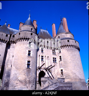 Schloss wickelten, Loire, Frankreich Stockfoto