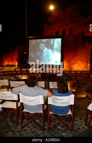 Inszenierung in der Nähe von Via Veneto Rome International Film Festival Rom Latium Italien Stockfoto