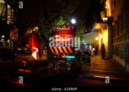 Inszenierung in der Nähe von Via Veneto Rome International Film Festival Rom Latium Italien Stockfoto