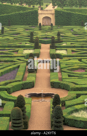 EU, Frankreich, Val de Loire, Indre et Loire, Villandry. Jardins et Chateau Villandry, Garten Details Stockfoto