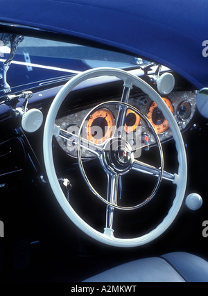 Klassische Automobile dashboard Stockfoto