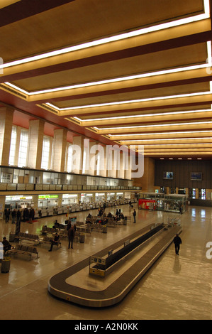 Tempelhof Flughafen Empfangshalle, Berlin Stockfoto