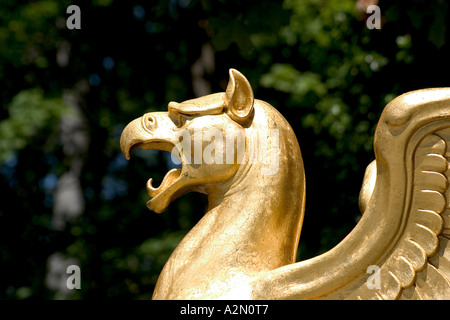 Goldener Drache Stockfoto