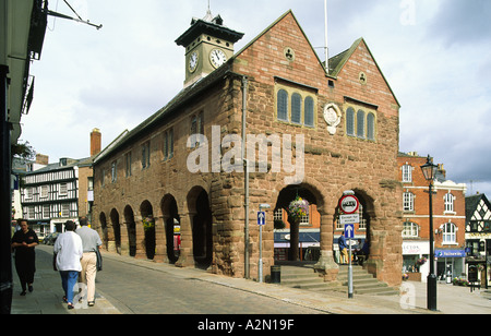 Das Markt-Haus in der Stadt von Ross on Wye in der Grafschaft Hereford und Worcester, England, UK. Stockfoto