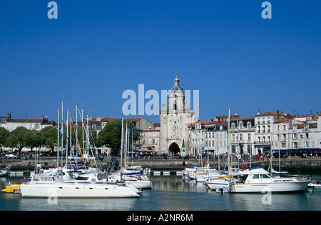 Boote in der Marina, La Rochelle, Charente-Maritime, Frankreich Stockfoto