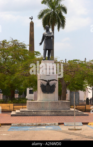 Statue des Pablo Arosemena ehemaligen Präsidenten von Panama. Stockfoto