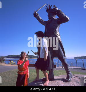 Piraten-Botschafter für internationale Badewanne Weltmeisterschaftslauf in Nanaimo auf Vancouver Island in British Columbia Kanada Stockfoto