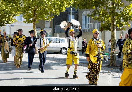 Jazzfestival in Parthenay, Frankreich Stockfoto