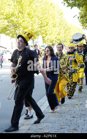 Jazzfestival in Parthenay, Frankreich Stockfoto