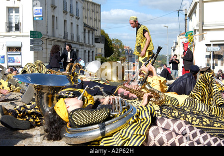 Jazzfestival in Parthenay, Frankreich Stockfoto