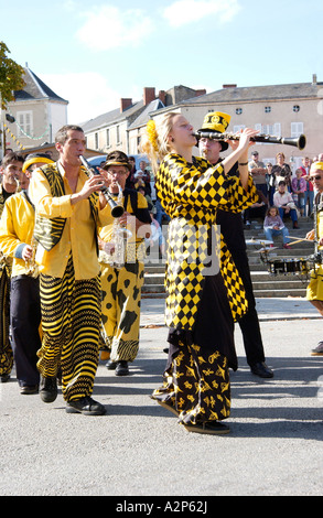 Jazzfestival in Parthenay, Frankreich Stockfoto