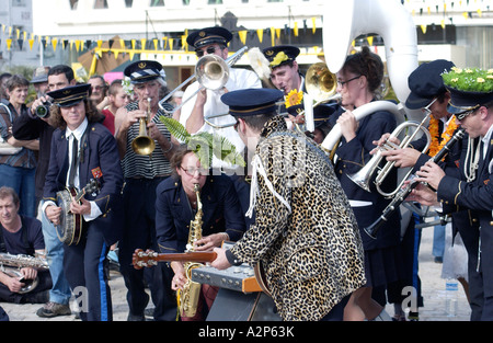 Jazzfestival in Parthenay, Frankreich Stockfoto