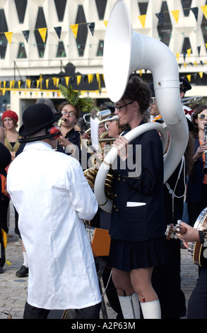 Jazzfestival in Parthenay, Frankreich Stockfoto