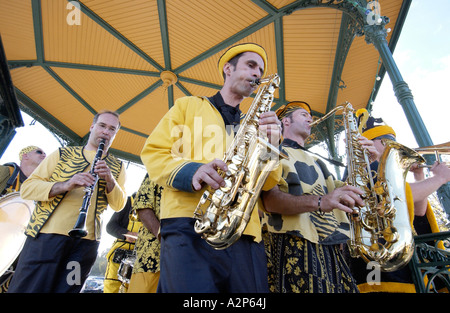 Jazzfestival in Parthenay, Frankreich Stockfoto