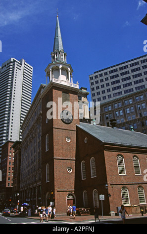 Old South Meeting House, Washington Street, Boston, Massachusetts, New England, USA Stockfoto