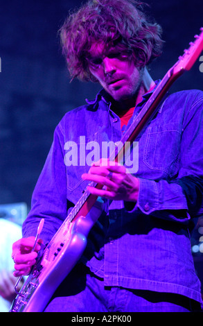 Huw Bunf Bunford des walisischen rock Band Super Furry Animals Stockfoto