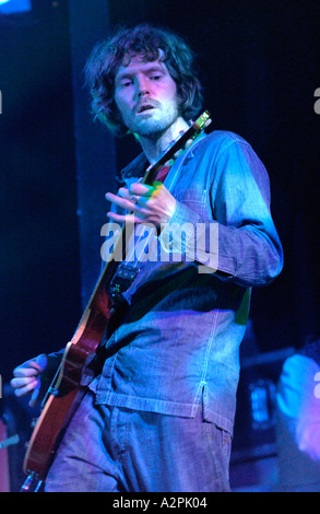 Huw Bunf Bunford des walisischen rock Band Super Furry Animals Stockfoto