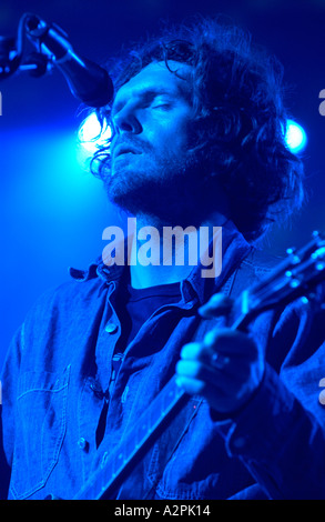 Huw Bunf Bunford des walisischen rock Band Super Furry Animals Stockfoto