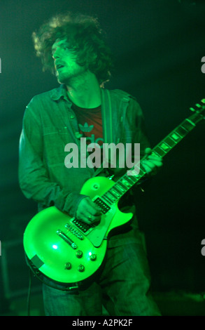 Huw Bunf Bunford des walisischen rock Band Super Furry Animals Stockfoto