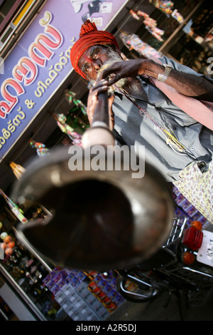 Bilder aus Indien der örtlichen Straßen und Farbe. Stockfoto