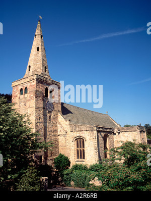 St.-Laurentius Kirche, Warkworth, Northumberland, England Stockfoto