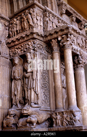 Palais de Chaillot am Trocadero Paris Frankreich Gard Saint Gilles Frankreich Museum der französischen Denkmäler Mediaveall Mittelalter Stockfoto