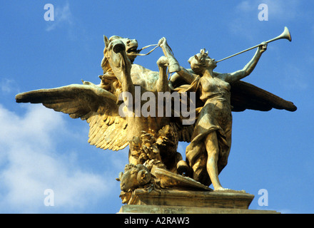 Brücke Pont Alexandre III Paris Frankreich Französisch Seine Stockfoto