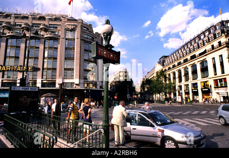 Paris La Samaritaine Kaufhaus Paris Stockfoto