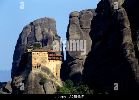 Roussanou Kloster Meteora-Griechenland Stockfoto