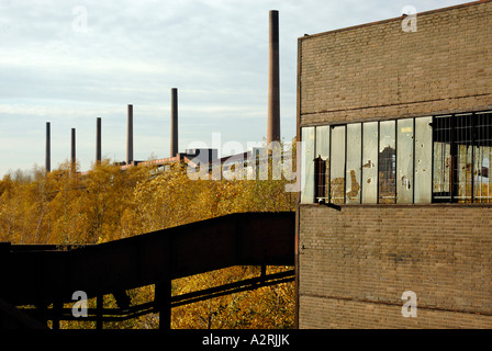 UNESCO-Welterbe Zollverein 1/2/8 Essen, Deutschland. Blick Richtung Kokerei. Stockfoto