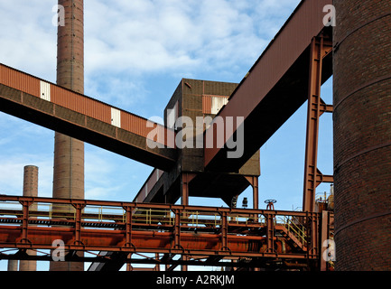 Die Kokerei in das UNESCO-Welterbe Zollverein, Essen, Deutschland. Stockfoto