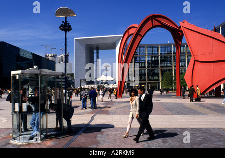 Paris-La Verteidigung der großen Arche von Otto von Spreckelsen Frankreich Stockfoto