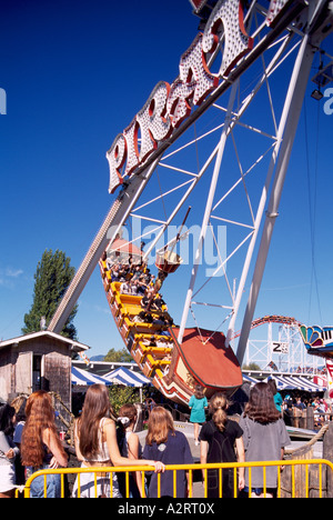 Pirat-Vergnügungspark Playland, Pacific National Ausstellung (PNE), Vancouver, BC, Britisch-Kolumbien, Kanada Stockfoto