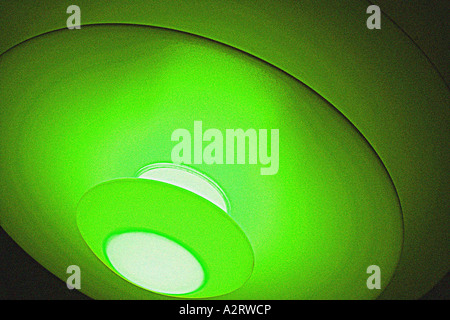 Künstlerischen Detail Nahaufnahme des ovalen kreisförmige Leuchte Stockfoto