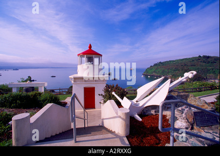 Die Trinidad Memorial Lighthouse in Trinidad Kalifornien Vereinigte Staaten USA Stockfoto