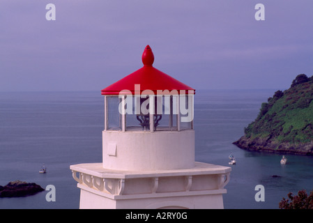 Die Trinidad Memorial Lighthouse in Trinidad Kalifornien Vereinigte Staaten USA Stockfoto