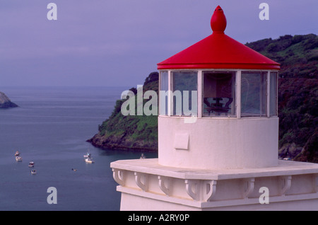 Die Trinidad Memorial Lighthouse in Trinidad Kalifornien Vereinigte Staaten USA Stockfoto