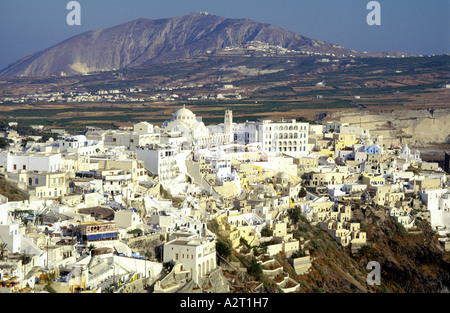 Thira Fira Santorini Griechenland EU Europäische Union Europa Stockfoto