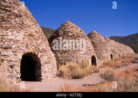 Death Valley Nationalpark, Kalifornien, USA - Wildrose Charcoal Kilns in Wildrose Canyon Stockfoto