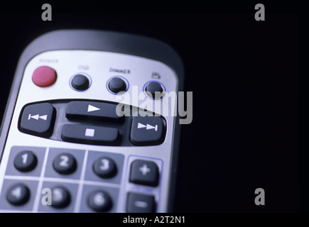 "Play Taste auf"DVD Player"Fernbedienung". Stockfoto