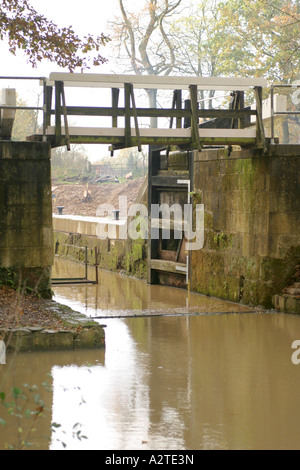 Wey und Arun Kanal November 2006 Stockfoto