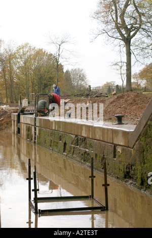 Wey und Arun Kanal Loxwood UKDecember 2006 Stockfoto