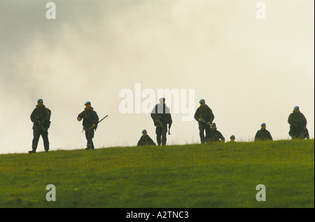 Zentral-Bosnien Juni 1995 britischen Soldaten aus dem Devon Dorsets während des Trainings in Zentral-Bosnien Stockfoto