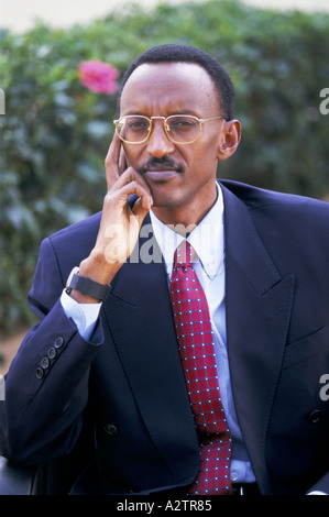 Präsident Paul Kagame Ruanda Stockfoto